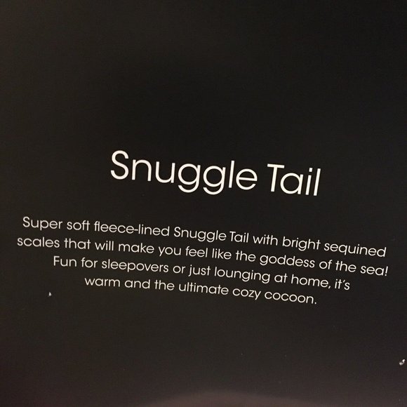 Cynthia Rowley Ocean Blue Purple Sequins Mermaid Tail Sleeping Bag Snuggle Wrap - Picture 12 of 12